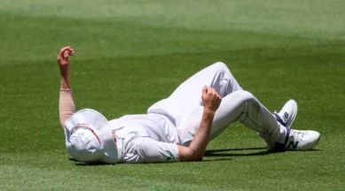 Anrich Nortje, spidercam, AUS vs SA