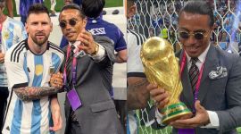 salt bae, FIFA on salt bae, Argentina vs France, Football, salt bae world cup trophy