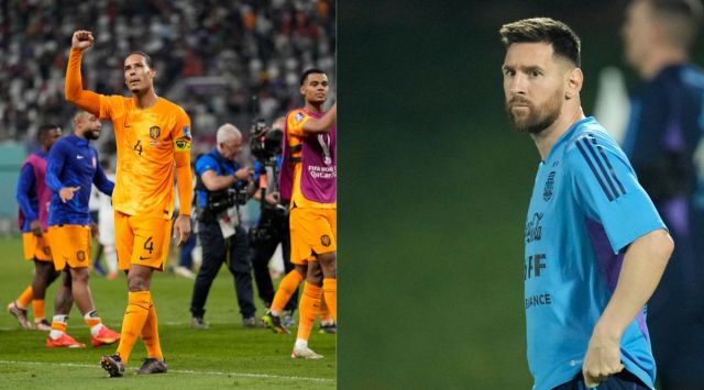 Van Dijk called Messi the best player he had played against. (AP) 