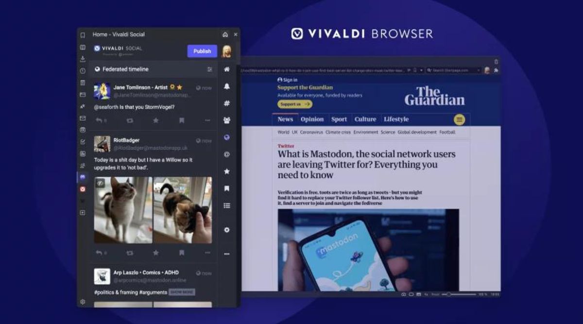 Waarom integreert Vivaldi Mastodon in zijn browser en creëert het zijn eigen sociale gemeenschap?