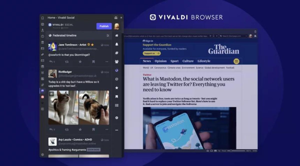 Dlaczego Vivaldi integruje Mastodona ze swoją przeglądarką i tworzy własną społeczność społecznościową?