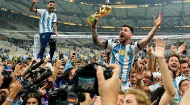 Lionel Messi: Argentina World Cup celebrations