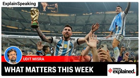Légende de l'allocution : L'économie chaotique de Messi en Argentine