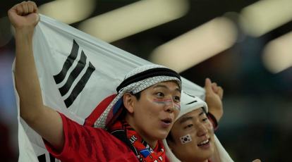 Protester With Rainbow Flag Storms Field During World Cup Match