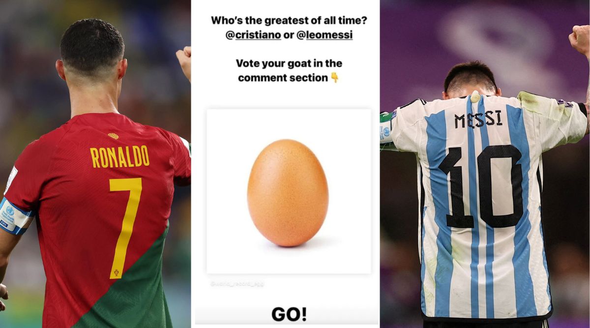 Who's the greatest of all time? Cristiano Ronaldo or Lionel Messi?': World  record holder egg asks