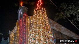 christmas, christmas tree, sustainability, bengaluru, church, indian express