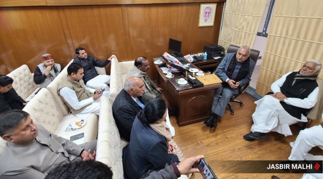 The three-day winter session of the Haryana Vidhan Sabha began on Monday with the House paying tributes to the departed souls. (Express Photo by Jasbir Malhi)