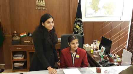 Mehfuza, a class X student from government school, was made the Patiala deputy commissioner for a day, Tuesday. 