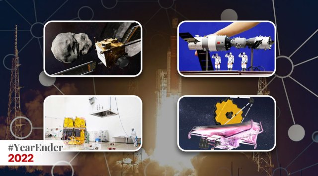2022 was a particularly momentous year for spaceflight, marking the rekindling of humanity's ability to explore the cosmos. (Image credit: Composite image, Reuters, AP, NASA)