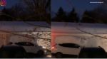 snow removal from car, woman commentates daughter's snow removal, funny video, mother daughter, New York, indian express