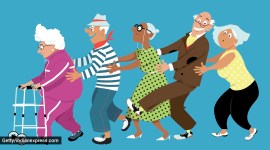 Dancing conga active ageing