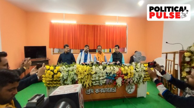 As per the schedule, the Rath Yatra beginning in North Tripura will start at 11 am from Dharmanagar while the one commencing from South Tripura will start from Sabroom at 2 pm. (Express Photo by Debraj Deb)
