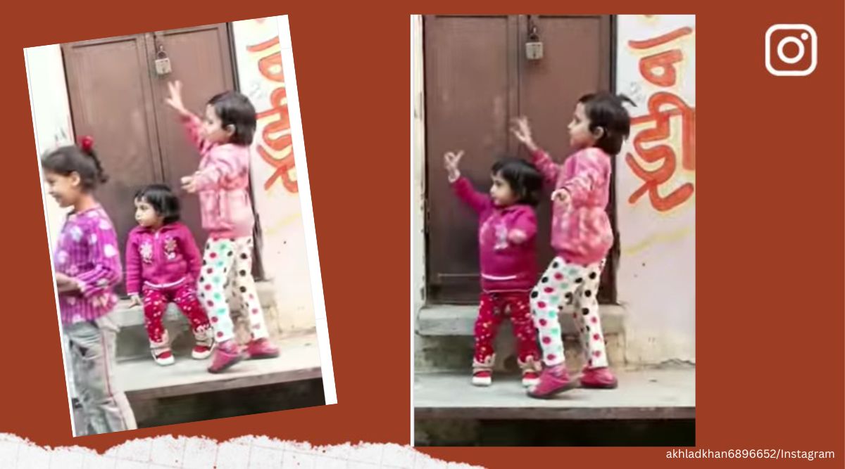 Small Bachi Ka Sex - Little girl breaks into dance after nudge from sister, viral video garners  over 50 million views | Trending News - The Indian Express