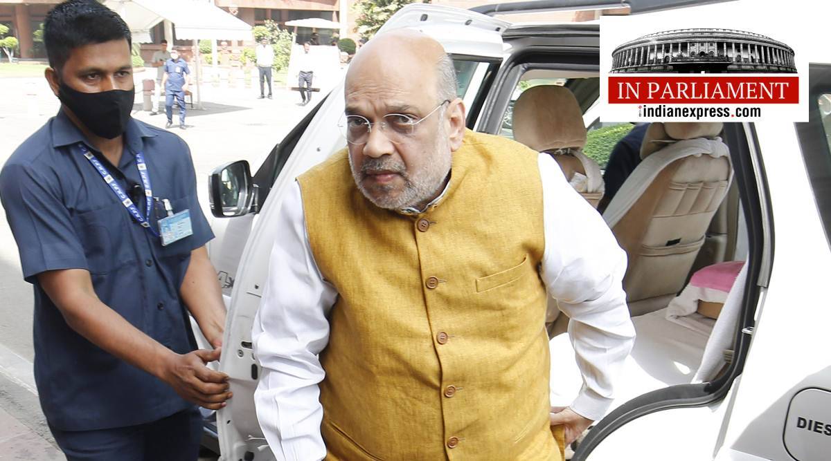 Amit Shah Lok sabha, Amit Shah, Amit Shah on drugs, Amit Shah parliament, Indian Express, India news, current affairs