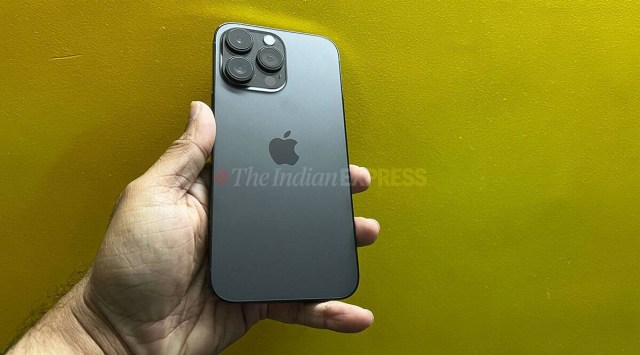 Apple iPhone 15 Pro is likely to be powered by the A17 Bionic processor (Image credit: Nandagopal Rajan / India Express)