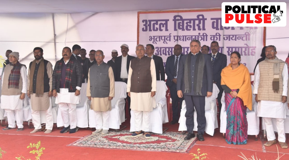 Even though Bihar has organised Vajpayee's birth anniversary as state function since 2019, the Nitish Kumar-led government organising it assumes political significance (Twitter/@NitishKumar)
