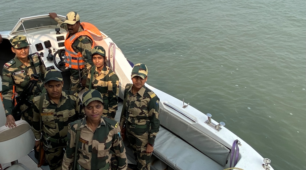 Bsf Ladies Xxx Video - Along the Indo-Bangladesh border, a first-of-its-kind floating border  outpost with women constables | Kolkata News - The Indian Express