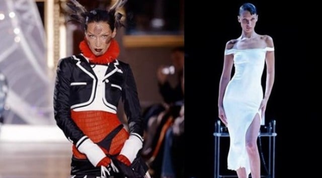 Bella Hadid, Bella Hadid news, Bella Hadid fashion, Bella Hadid runway look, Bella Hadid ramp walk, Bella Hadid modelling, model Bella Hadid, model of the year 2022 Bella Hadid, Bella Hadid red carpet, indian express news