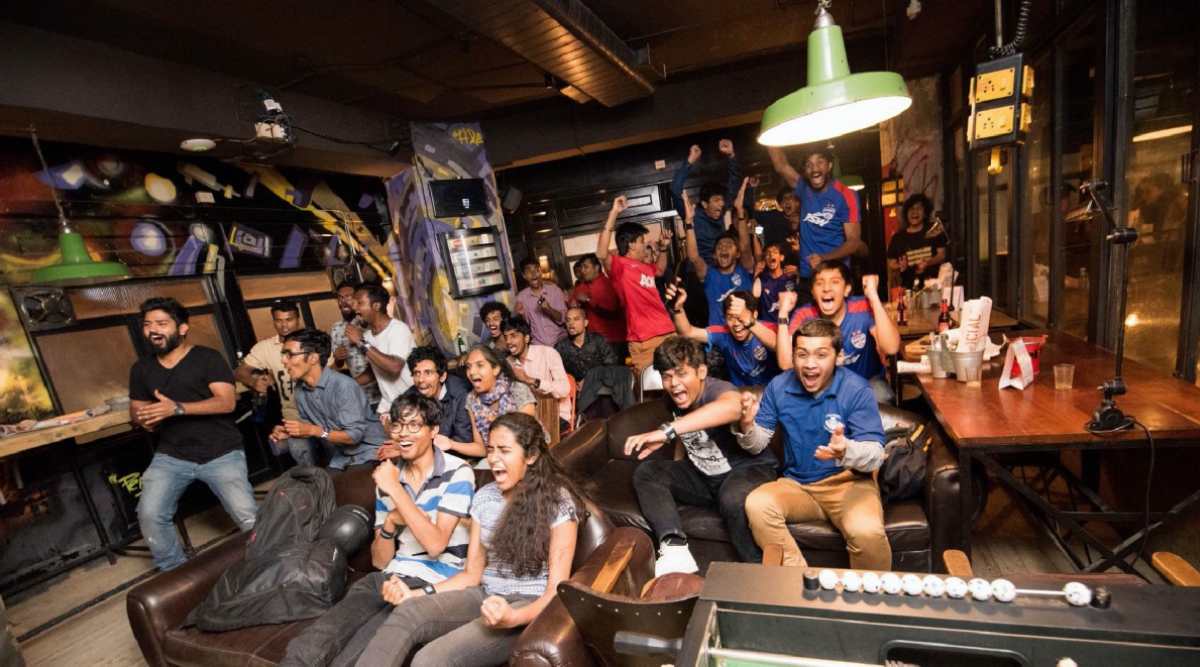 All SOCIAL outlets in Bengaluru are live streaming FIFA World Cup matches till December 18. (Express Photo)