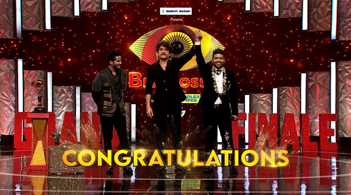 Bigg Boss Telugu 6 finale highlights LV Revanth lifts trophy, wins a car and Rs 25 lakh property Telugu News picture