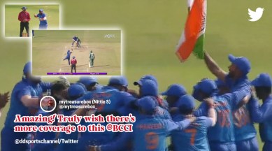 Indian blind cricket team wins T20 for third time, T20 World Cup for Blind 2022, India vs Bangladesh T20 World Cup for Blind, india t20 world cup for the blind squad, india blind cricket team, sports news, indian express news