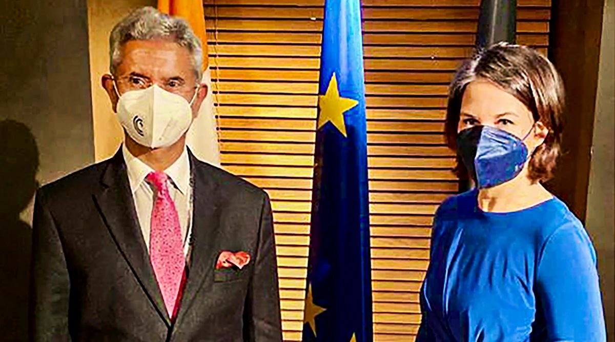 External Affairs Minister S. Jaishankar with German Foreign Minister Annalena Baerbock, during his visit to Germany. (PTI Photo/File)