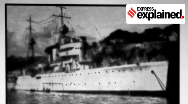 NRP Afonso de Albuquerque, a warship of the Portuguese Navy.