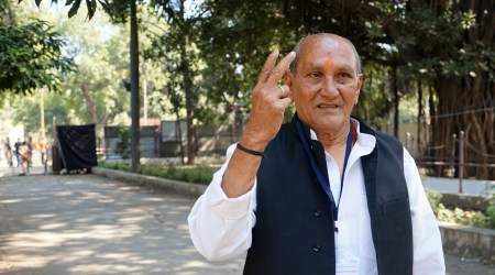 Governor Acharya Devvrat has appointed senior BJP legislator from Manjalpur of Vadodara city Yogesh Patel as Protem Speaker. (Express photo by Bhupendra Rana)