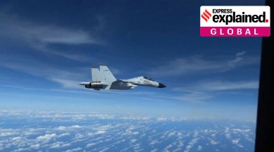 Picture of the J-11 from inside the US aircraft