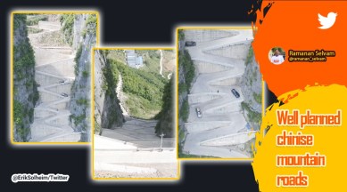 Erik Solheim, stunning roads in China, stunning roads in the world, Chongqing municipality of China, dangerous roads of the world, viral china videos, indian express