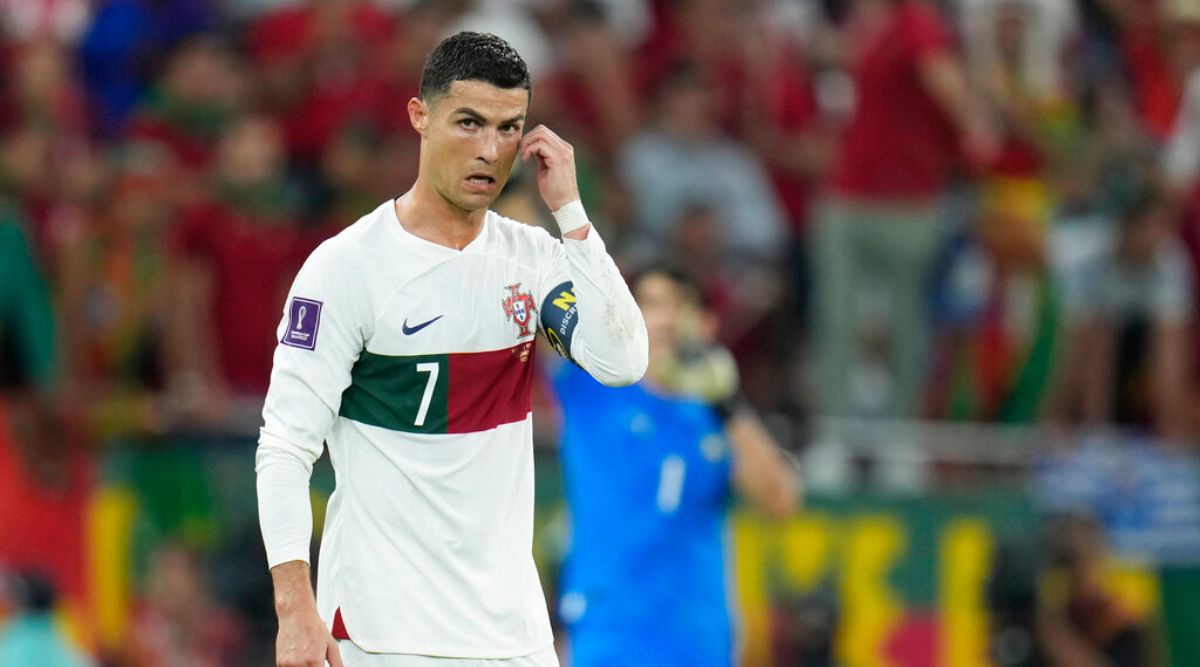 Cristiano Ronaldo rows with cameraman after being subbed