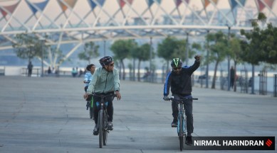 CEPT University, Ahmedabad bicycle users, Ahmedabad cyclists, Ahmedabad bike riders, Ahmedabad news, Gujarat, Indian Express, Current affairs