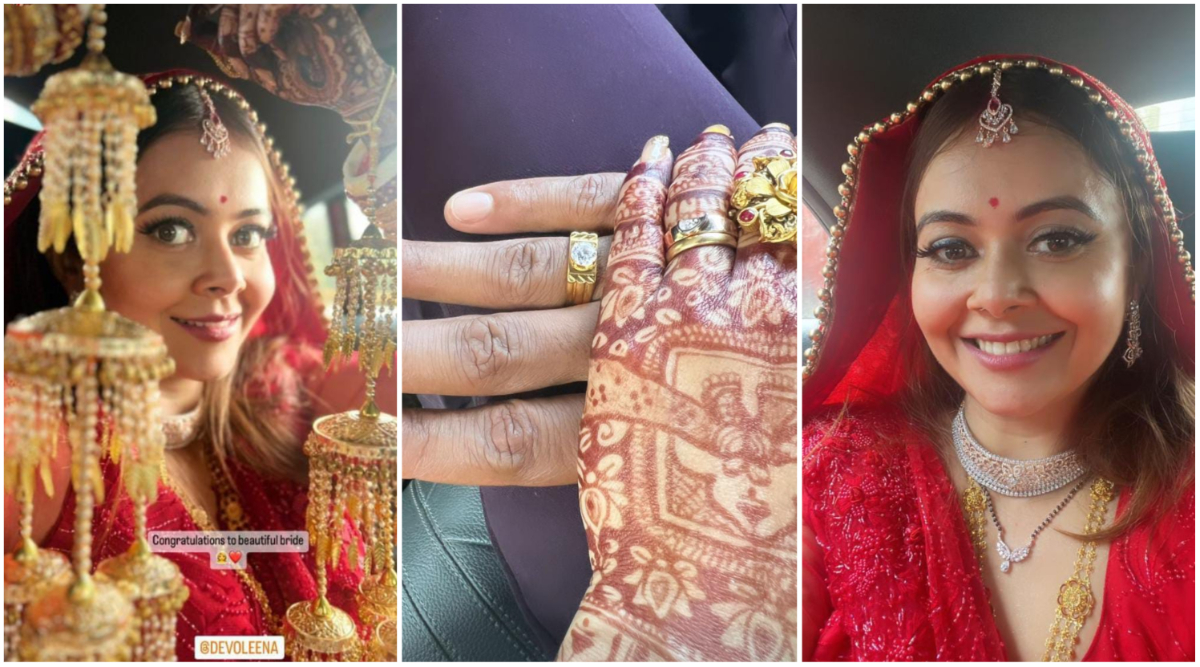 Devoleena Bhattacharjee wedding photos: The actor makes for a ...
