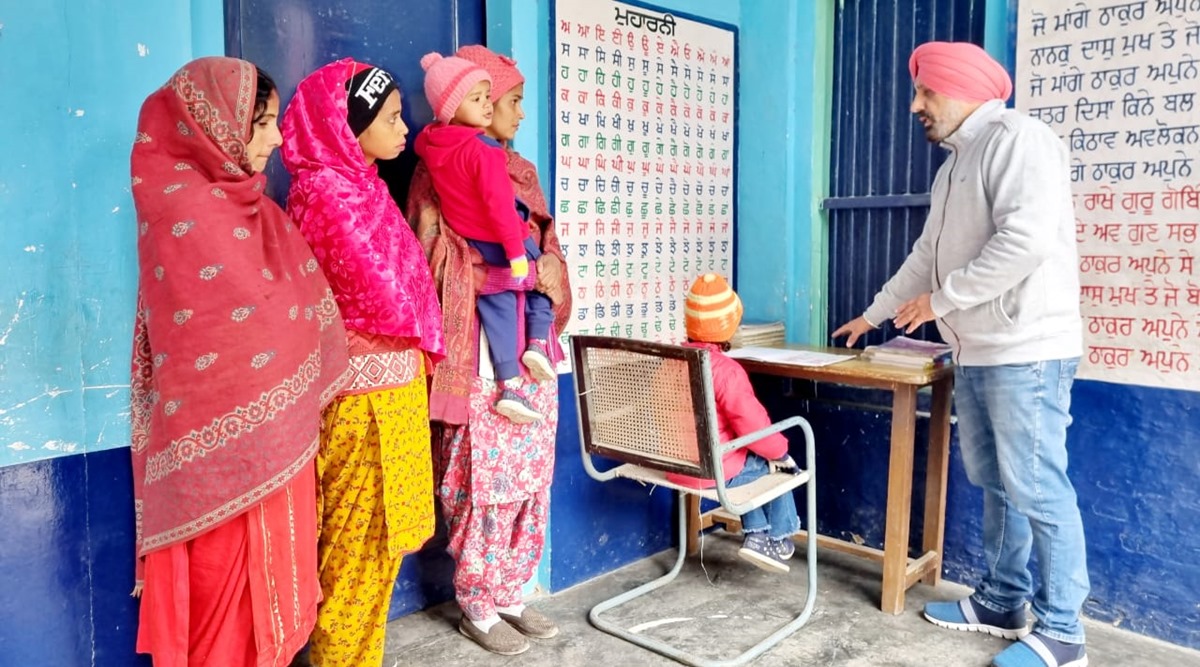 Nearly 10 lakh parents, across more than 19,000 schools, became a part of the event on Saturday that was held at all primary, middle, high and senior secondary schools. (Express Photo)