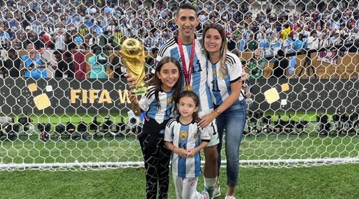 La esposa de Ángel Di María reveló el mensaje especial enviado por la superestrella antes de la final de la Copa del Mundo.