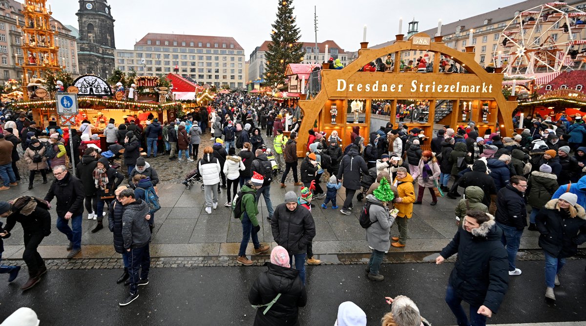 Christmas market in Dresden