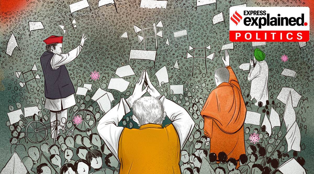 indian elections illustration