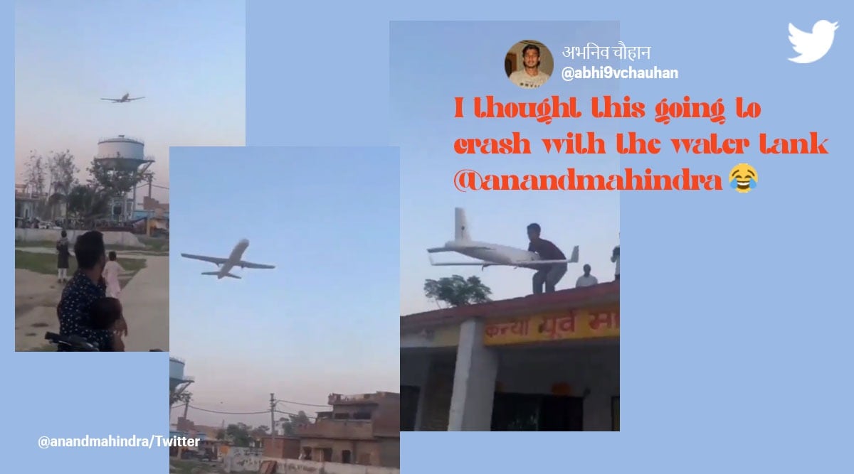 MondayMotivation Anand Mahindra tweets video involving fake plane to