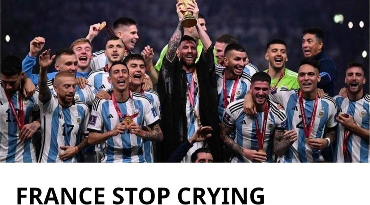 Les supporters argentins lancent une pétition demandant à la France d’arrêter de pleurer ;  Plus de 350 000 ont signé