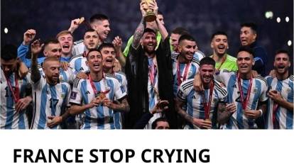 Argentina fan launches 'France stop crying' petition to counter