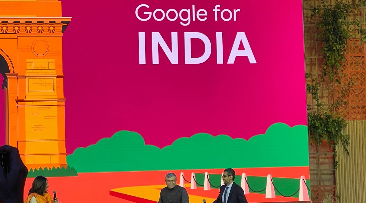 Google for India 2022 event Live Updates: Google CEO and Ashwini Vaishnaw, IT Minister Govt of India on Stage