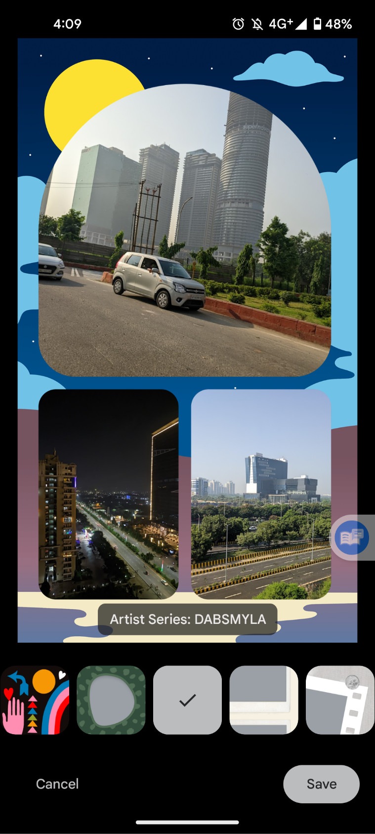 google photos collage style