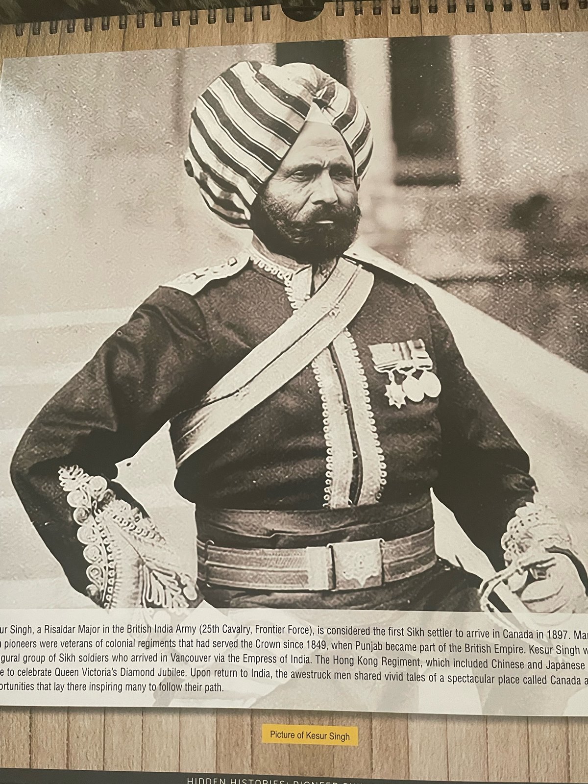 A Calendar Tracks The History Of Sikhs In Canada | Chandigarh News ...