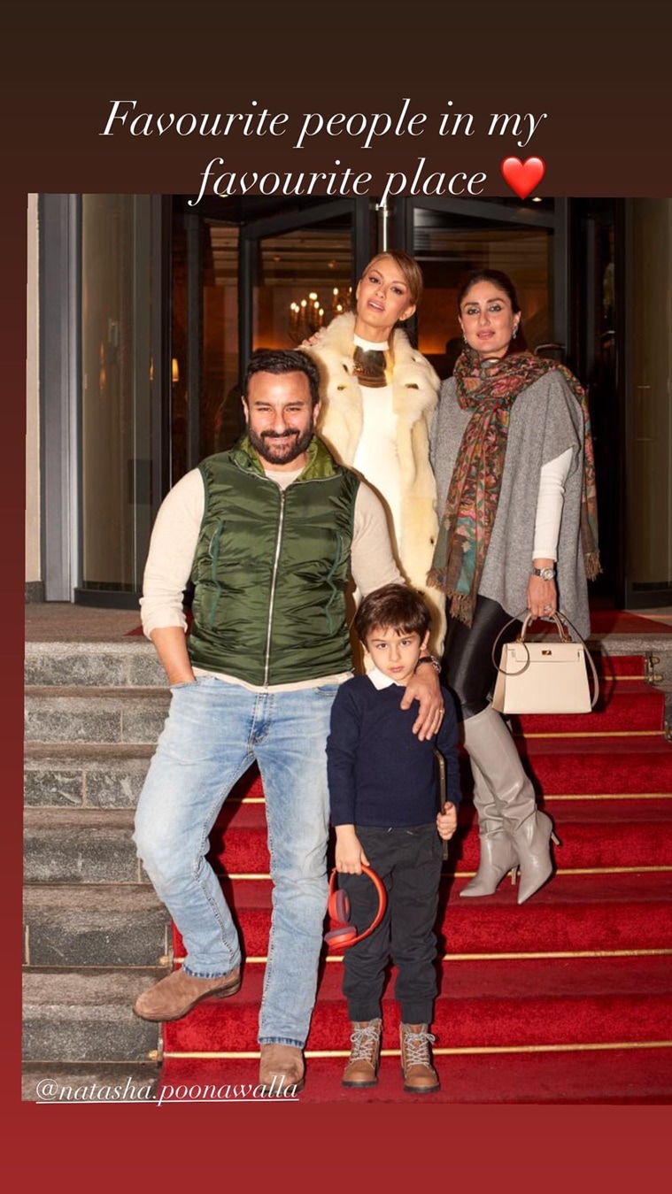 Kareena Kapoor Khan, Saif Ali Khan, Taimur Ali Khan, Natasha Poonawalla