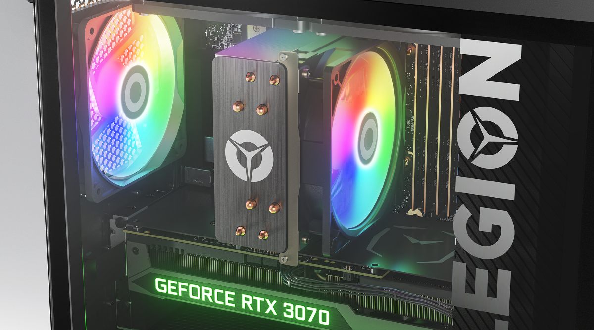 Lenovo Legion 5i desktop can be configured with up to Intel Core i9-12900 CPU and RTX 3070 GPU.