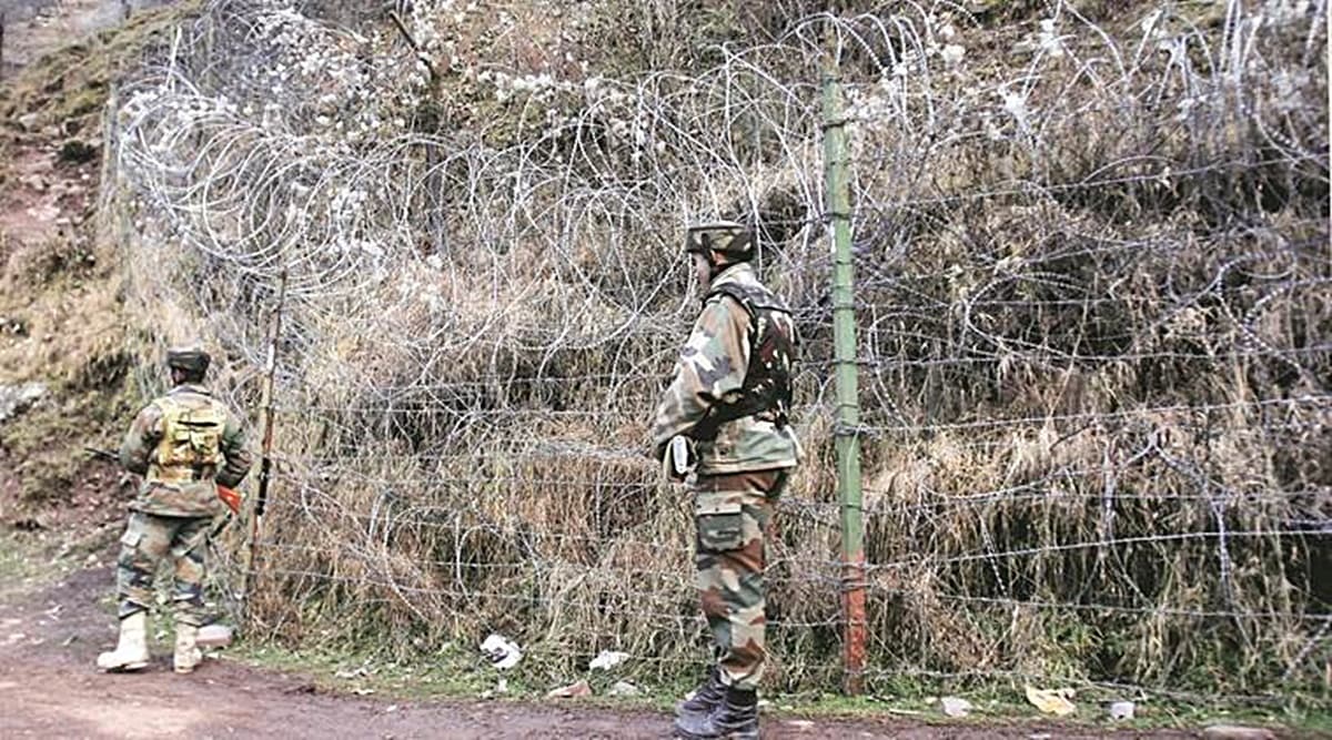 The MoD blamed Pakistan for continuing to retain proxy war infrastructure and “prosecute the proxy war” in Jammu and Kashmir. (Express photo by Shuaib Masoodi/File)