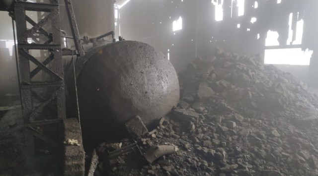 The police said two of the workers were taken to Sidhu Hospital nearby where they were declared dead, while the others are undergoing treatment there. (Express Photo)