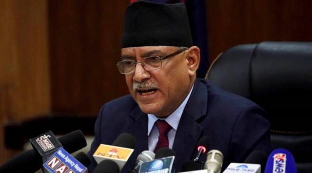 Though Prachanda had been expressing his ambition in public forums, he broke the subject directly to Deuba, who is also the chairman of the Nepali Congress. (File)