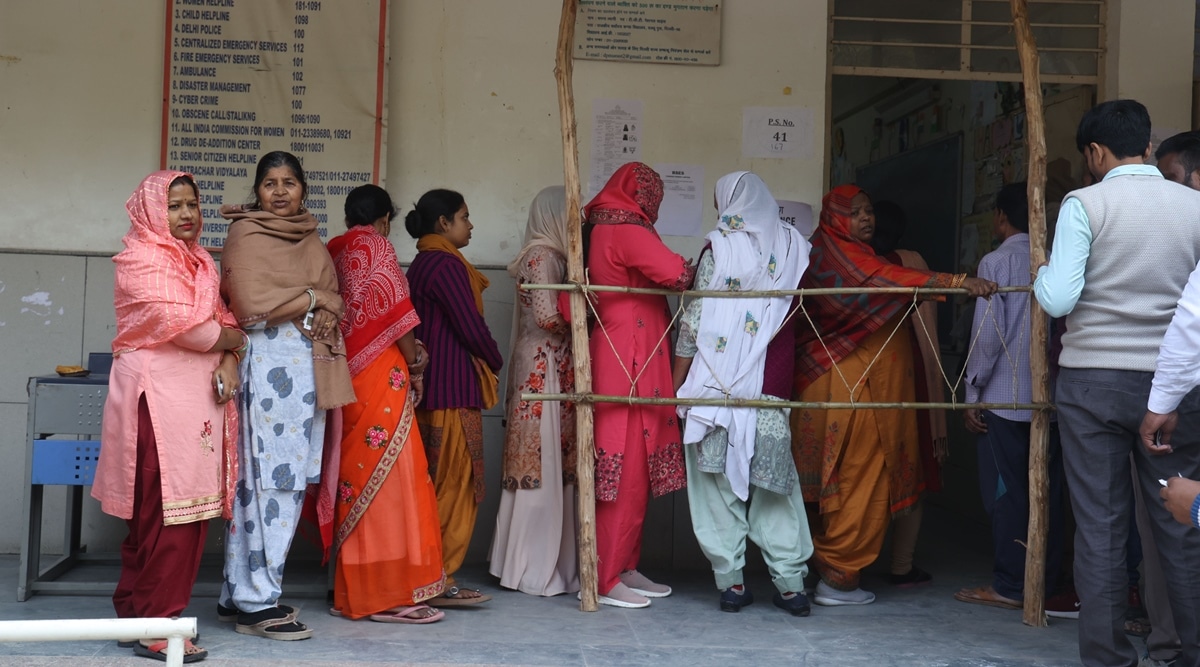 Most voters flagged cleanliness issues in their localities. (Express Photo by Amit Mehra)