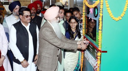 Punjab local bodies minister Dr Inderbir Singh Nijjar inaugurated several developmental projects undertaken by Municipal Corporation in Ludhiana, on Wednesday. (Express Photo)